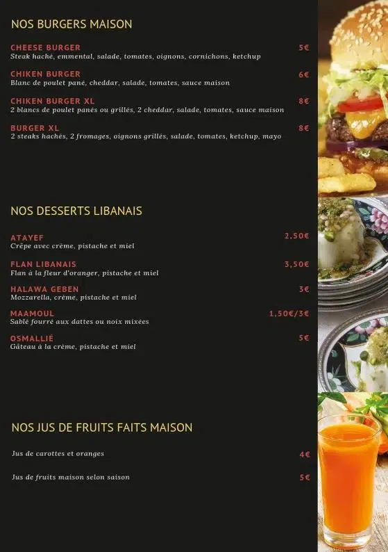 menu la maison du liban page 4
