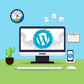 Wordpress interface