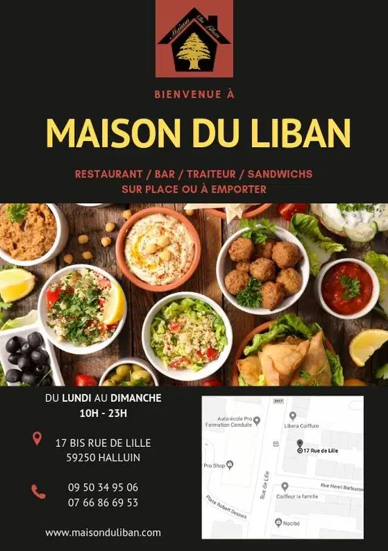 menu la maison du liban page 1