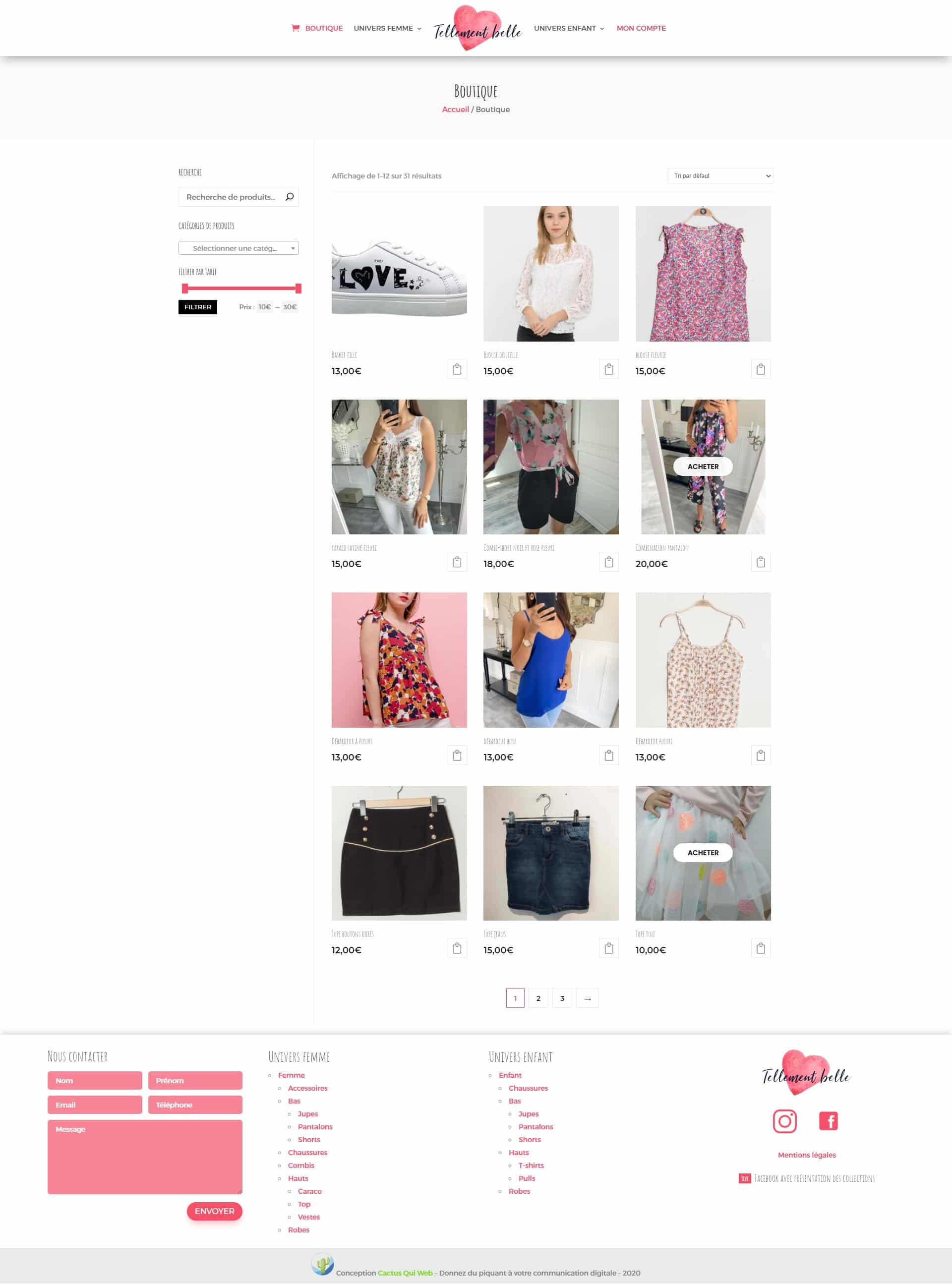 accueil tellement belle e commerce