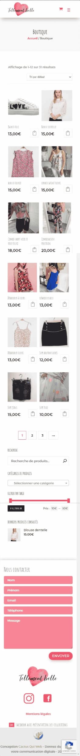 boutique mobile tellement belle e commerce