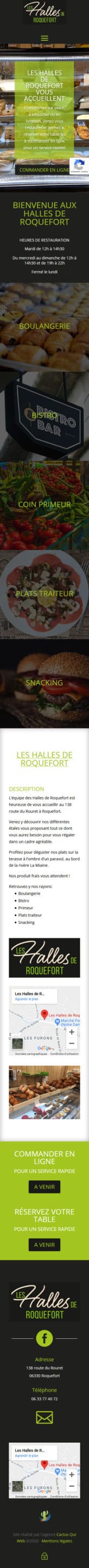 Accueil Smartphone Les Halles de Roquefort Accueil Smartphone Les Halles de Roquefort