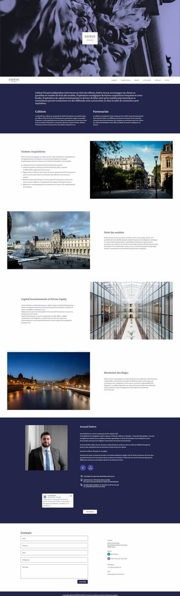 Cabinet davocat Esteve Paris esteveavocat fr 