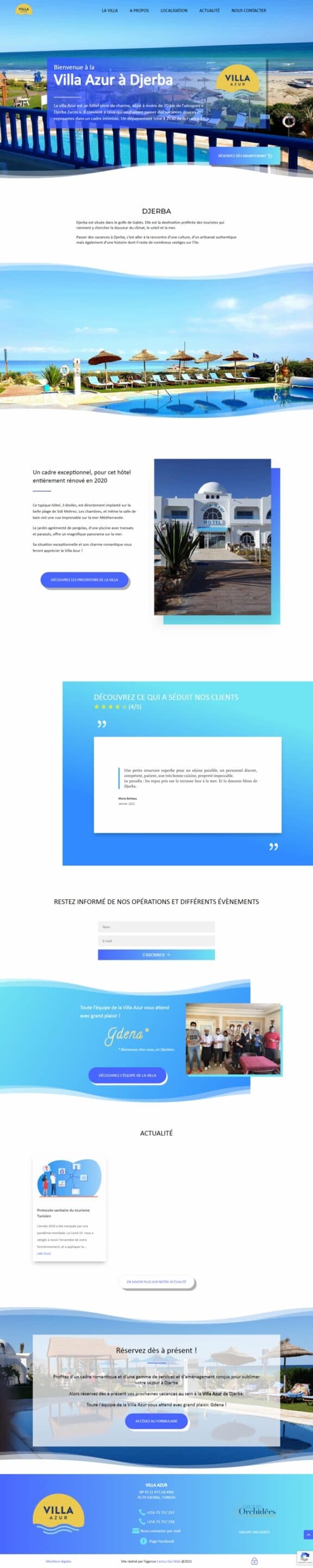 Accueil villa azur djerba 640