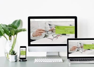 Lys Vision – Création site internet Opticien