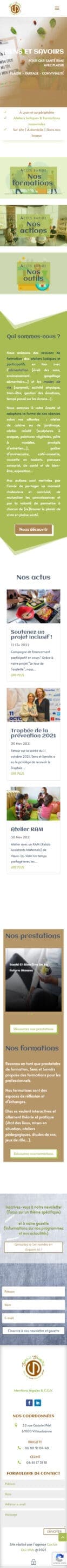 Accueil Sens et Savoirs Smartphone Accueil Sens et Savoirs Smartphone