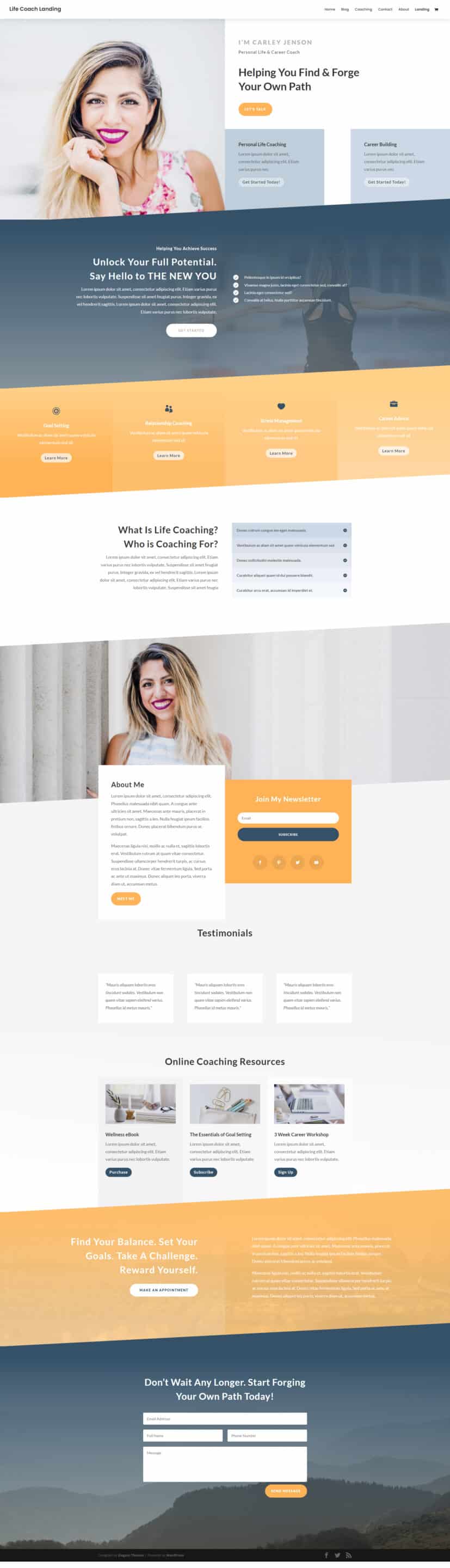 screencapture elegantthemes layouts business life coach landing page live demo 2022 08 05 16 25 32