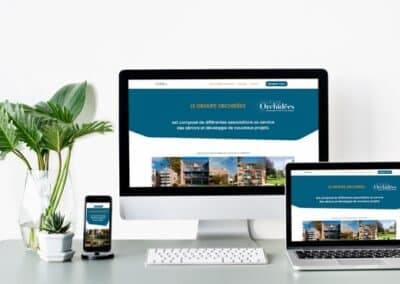 Groupe Orchidées – Création site web pour association d’aide aux séniors