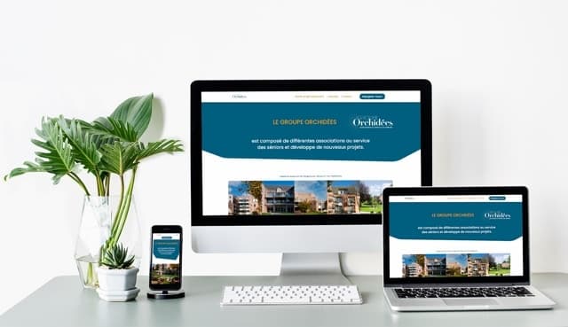 Groupe Orchidées – Création site web pour association d’aide aux séniors