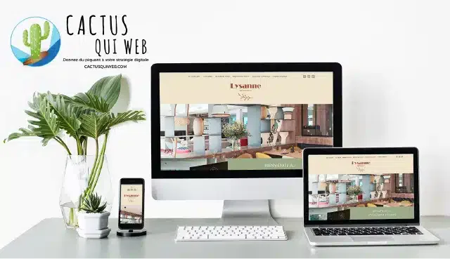 Création site internet restaurant Lysanne Bondues réservation ZenChef