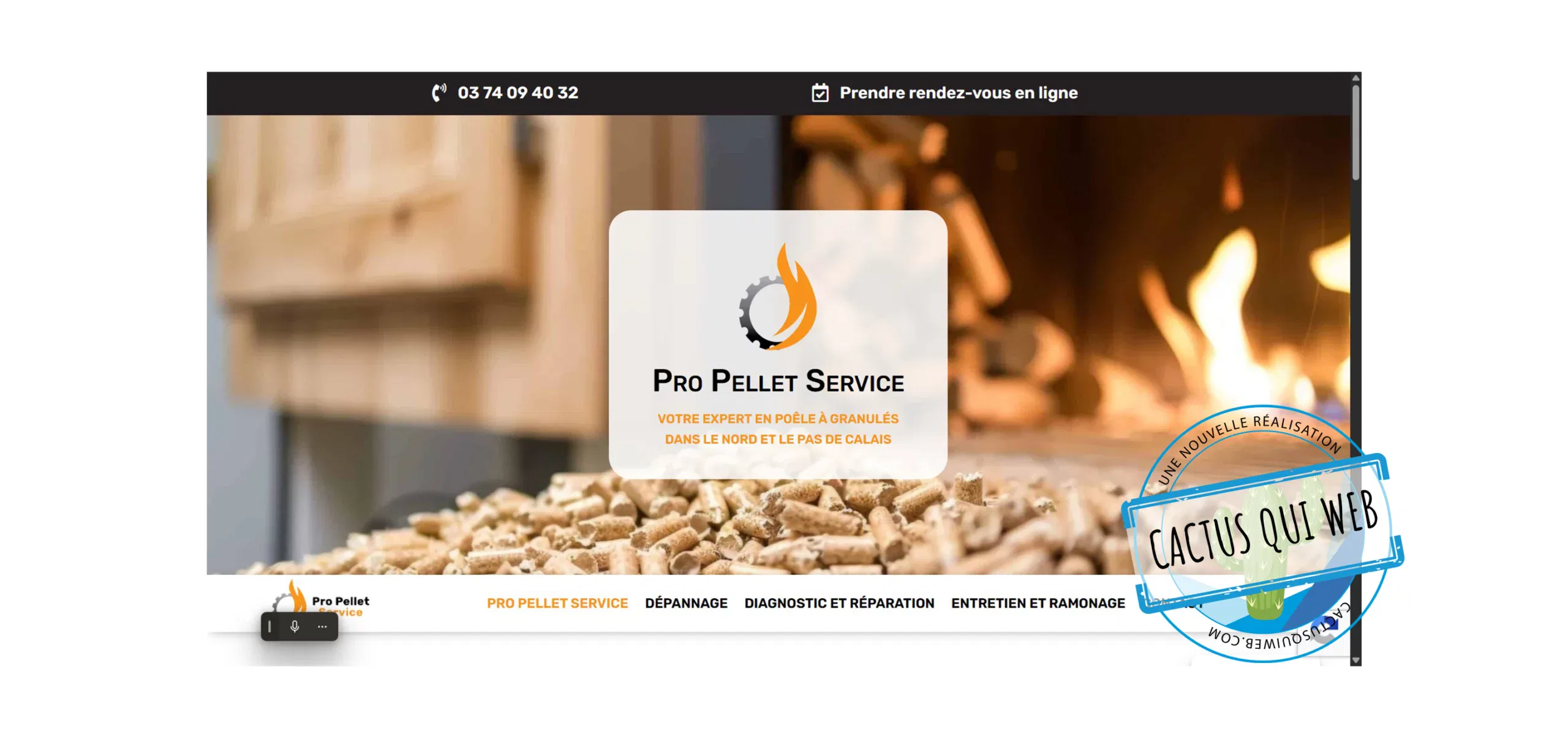 Pro pellet service tampon (Résolution Originale)